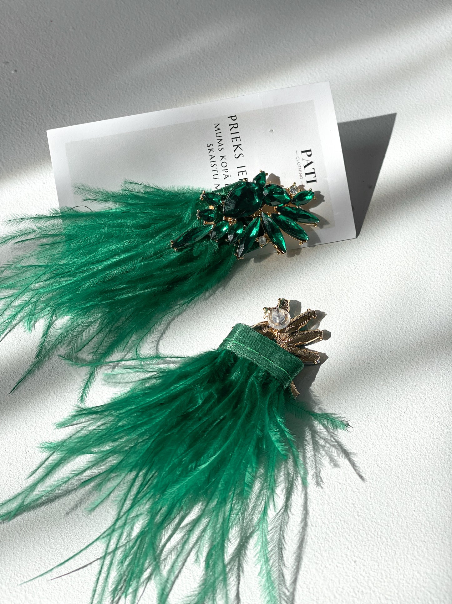 Emerald heaven earrings