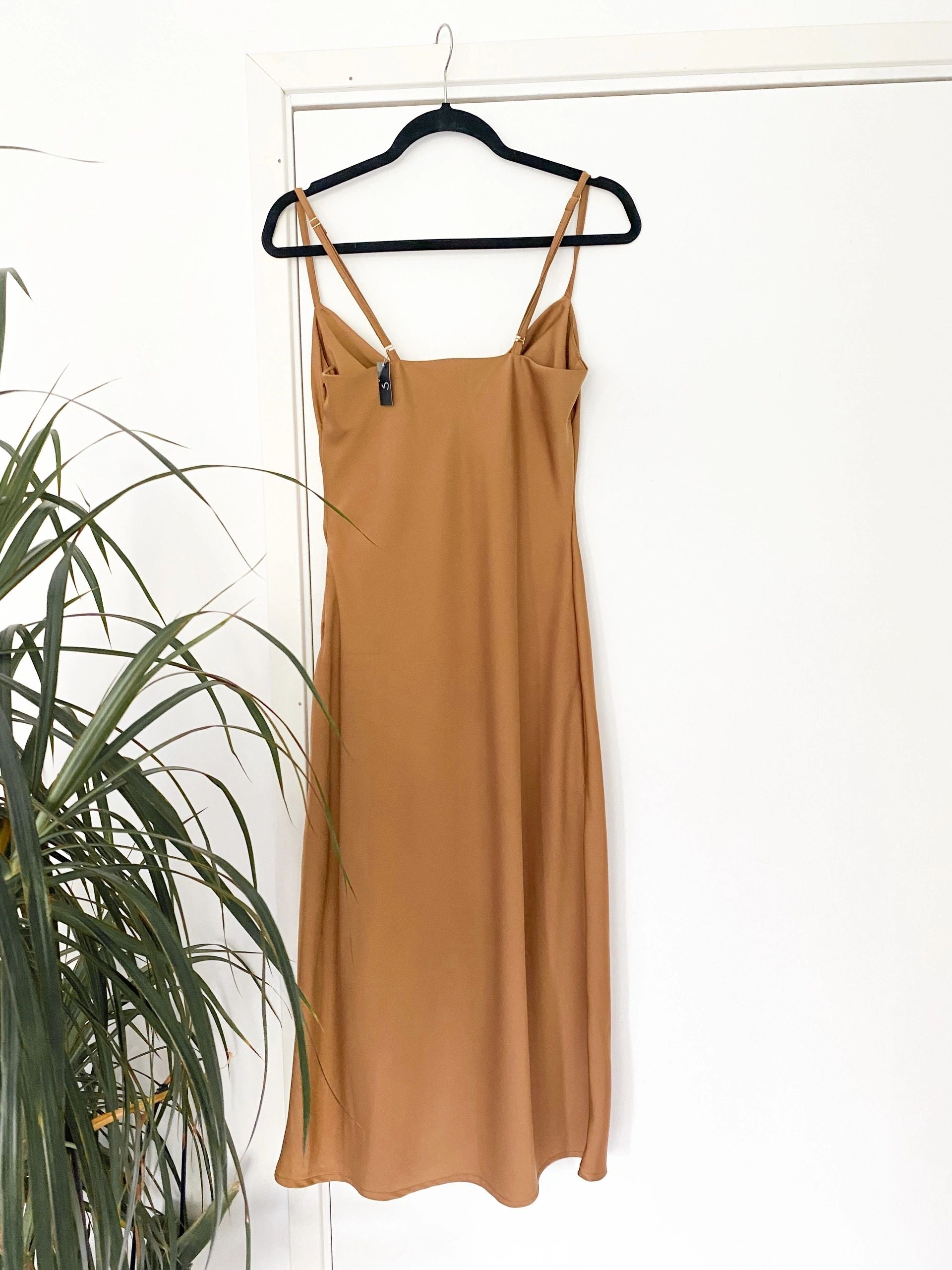 CAPPUCCINO DUSK slip dress