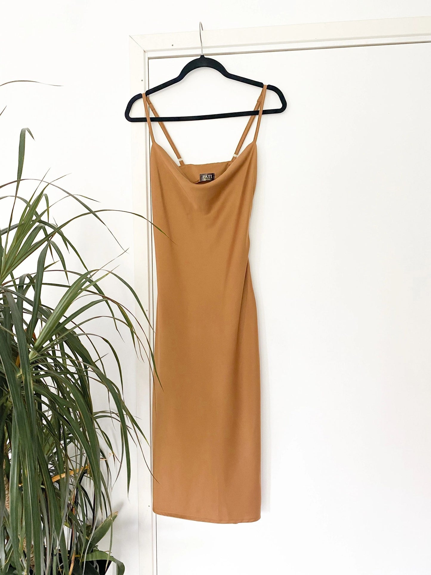 CAPPUCCINO DUSK slip dress